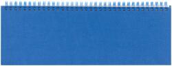 EGO Agenda 30x10 cm, saptamanala, datata 2027, cu spirala, EGO Bref albastru