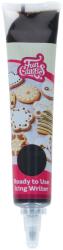 FunCakes Glazură decorativă gata de utilizare din ciocolată neagră, în tub (25 g)