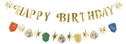 PartyDeco Banner Happy Birthday - Harry Potter 200 cm