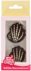 FunCakes Decorațiuni din ciocolată - Mâini de schelet 6 buc