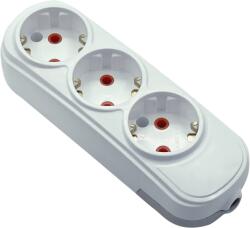 ELMARK СЪЕДИНИТЕЛ ТРОЕН HF 16А, БЯЛ (340363WH)