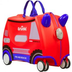 Trunki Valiza Trunki Frank - Masina de pompieri Glide Valiza