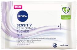 Nivea Servetele Umede, Nivea, Demachiante 25 buc 3in1 Sensitive Skin