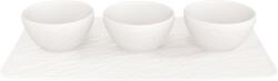 Villeroy & Boch Castronașe pentru sosuri Manufacture Rock Blanc cu suport tip tavă 4 el (10-4240-9023) Castron