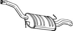 Bosal 233-145 - Toba esapament finala - End Silencer - Bosal-233-145 (BOSAL233145)