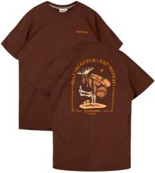 LAKOR Мъжка тениска LAKOR Yoga Moose T-Shirt - Chicory Coffee - размер XL (217-0141-0114)