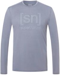 super. natural Мъжка блуза с дълъг ръкав super. natural Denilogo SN L/S Merino longsleeve - Foggy Blue / Vapor Grey - размер XL (216-9136-0315)