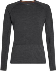 Icebreaker Мъжко мериносово термобельо Icebreaker Merino 260 Zoneknit L/S Crewe Merino base layer - Jet Heather 011 (015-2298-0212)