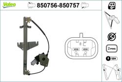VALEO Mecanism actionare geam VALEO 850756 (850756)