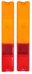 HELLA Dispersor Lampa Spate Dreapta/Stanga Portocaliu/Rosu, Cantitate Per Impachetare: 2buc, Pret Pt: Massey Ferguson 333, 353 (9EL997453-001SET2)