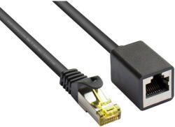 Good Connections patchcable extension RNS black 0, 5m - Cat. 7, S / FTP, PiMF, LSOH, 600MHz OFC (8070VR-005S)