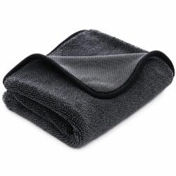 Flippy Prosop Auto din Microfibra Rasucita, Flippy, 600 GSM, Super Absorbant, Moale si Reutilizabil, pentru Uscare si Curatare Auto, 40 x 40 cm, Gri (167835)