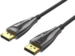 Vention Displayport/M -> Displayport/M (8K, optikai, fekete), 5m, kábel (HCBBJ)