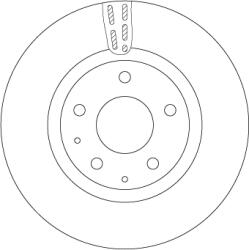 TRW Disc Frana Df6575 Mazda Cx-30 (DF6575)