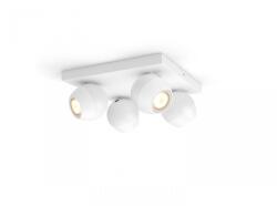 Philips Hue Spot LED Cvadruplu Philips Hue Buckram, Bluetooth, 4xGU10, 4x5W, 1400lm (000008719514339149)
