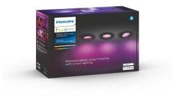 Philips Hue 3 Spoturi LED RGB incastrate Philips Hue Centura, Bluetooth, GU10, (000008719514342866)