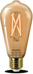 Philips Bec LED inteligent vintage (decorativ) Philips Filament Bulb Amber ST64 (000008719514372269)