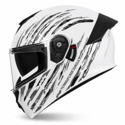 Fixato Casca Moto/Scuter Flip-Up FIXATO Viper, Viziera Dubla, Protectie UV, Modulabila, Alb Camo, Marime 57-59cm (flip-up-2-alb-camo)