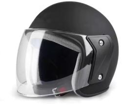 Fixato Casca moto/scuter unisex, cu vizor, marime universala 55-60cm, neagra (casca-rdb-neagra-fixato-v2)