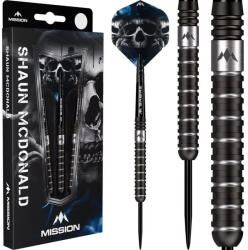 Mission Darts Dart szett steel Mission Shaun McDonald 21g 95% gravírozott