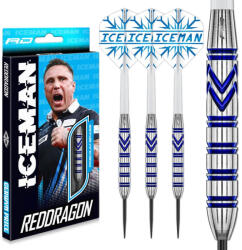 Red Dragon darts nyíl Red Dragon Gerwyn Price, brass steeldarts, 21g gravírozott