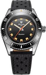 Nivada Grenchen Aquamar Black - Black Racing strap + 5 ani garanție și cadou GRATUIT Ceas