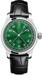 Biatec Heritage 03 - Curea neagră din piele de aligator autentică + 5 ani garanție și cadou GRATUIT Ceas