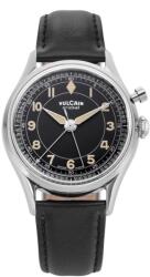 Vulcain Cricket Classique 36 mm - Black/Khaki numbers - Black Plain + 5 ani garanție și cadou GRATUIT Ceas