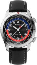 Alpina Startimer Pilot Quartz Worldtimer AL-255BRB4S26 + 5 ani garanție și cadou GRATUIT Ceas