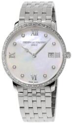 Frederique Constant Slimline Ladies Quartz FC-220MPWD3SD6B + 5 ani garanție și cadou GRATUIT Ceas