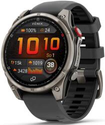 Garmin fēnix® 8 Pro - 47 mm, AMOLED Sapphire, Titanium with Graphite/black silicone band 010-03198-11 + 5 ani garanție și cadou GRATUIT Ceas