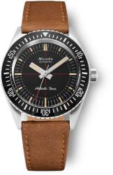 Nivada Grenchen Antarctic Diver 32044A17 - Brown Leather + 5 ani garanție și cadou GRATUIT Ceas