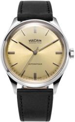 Vulcain Grand Prix - Champagne - Black Plain + 5 ani garanție și cadou GRATUIT Ceas