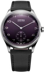 Vulcain Grand Prix - Mic al doilea violet - Black Plain + 5 ani garanție și cadou GRATUIT Ceas