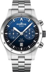 Fortis Flieger F-43 Bicompax Liberty Blue F4240012 + 5 ani garanție și cadou GRATUIT Ceas