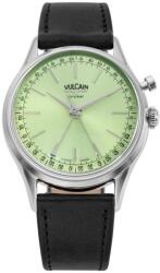 Vulcain Cricket President 39 mm - Pistachio Green - Black Plain + 5 ani garanție și cadou GRATUIT Ceas