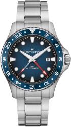 Hamilton Khaki Navy Scuba Automatic GMT 43mm H82535140 + 5 ani garanție și cadou GRATUIT Ceas