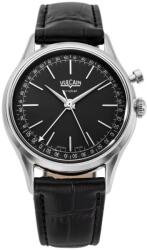 Vulcain Cricket President 39 mm - Negru - Black Alligator + 5 ani garanție și cadou GRATUIT Ceas