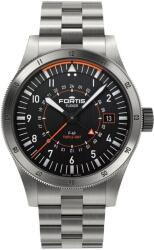 Fortis Flieger F-43 Triple-GMT Original COSC F4260000 + 5 ani garanție și cadou GRATUIT Ceas