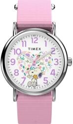 Timex Peanuts® Weekender In Bloom TW2Y309006B + 5 ani garanție și cadou GRATUIT Ceas