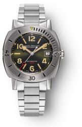 Nivada Grenchen Depthmaster Numerals - Bracelet Flat Link + 5 ani garanție și cadou GRATUIT Ceas