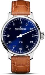 MeisterSinger N°01 AM3308 - Curea din piele maro deschis + 5 ani garanție și cadou GRATUIT Ceas