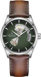 Hamilton Jazzmaster Open Heart Auto H32705560 + 5 ani garanție și cadou GRATUIT Ceas