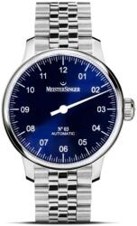 MeisterSinger N°03 AM908 - Brățară din oțel + 5 ani garanție și cadou GRATUIT Ceas