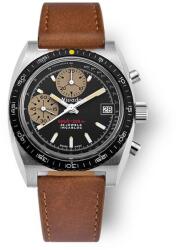 Nivada Grenchen Autochron Yellow Automatic - Brown Leather + 5 ani garanție și cadou GRATUIT Ceas
