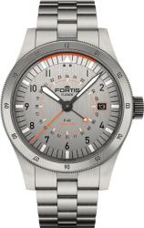 Fortis Flieger F-43 Triple-GMT Titanium Orange COSC F4260002 + 5 ani garanție și cadou GRATUIT Ceas