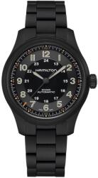 Hamilton Khaki Field Titanium Auto H70665130 + 5 ani garanție și cadou GRATUIT Ceas