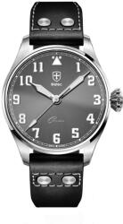 Biatec Corsair CS 03 N - Curea pilot din piele neagră + 5 ani garanție și cadou GRATUIT Ceas