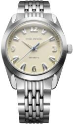 Nivada Grenchen Antarctic 38 mm - Eggshell Beige Luminova - Beads of Rice + 5 ani garanție și cadou GRATUIT Ceas