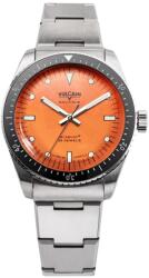 Vulcain Skindiver Nautique Orange - Steel Bracelet + 5 ani garanție și cadou GRATUIT Ceas